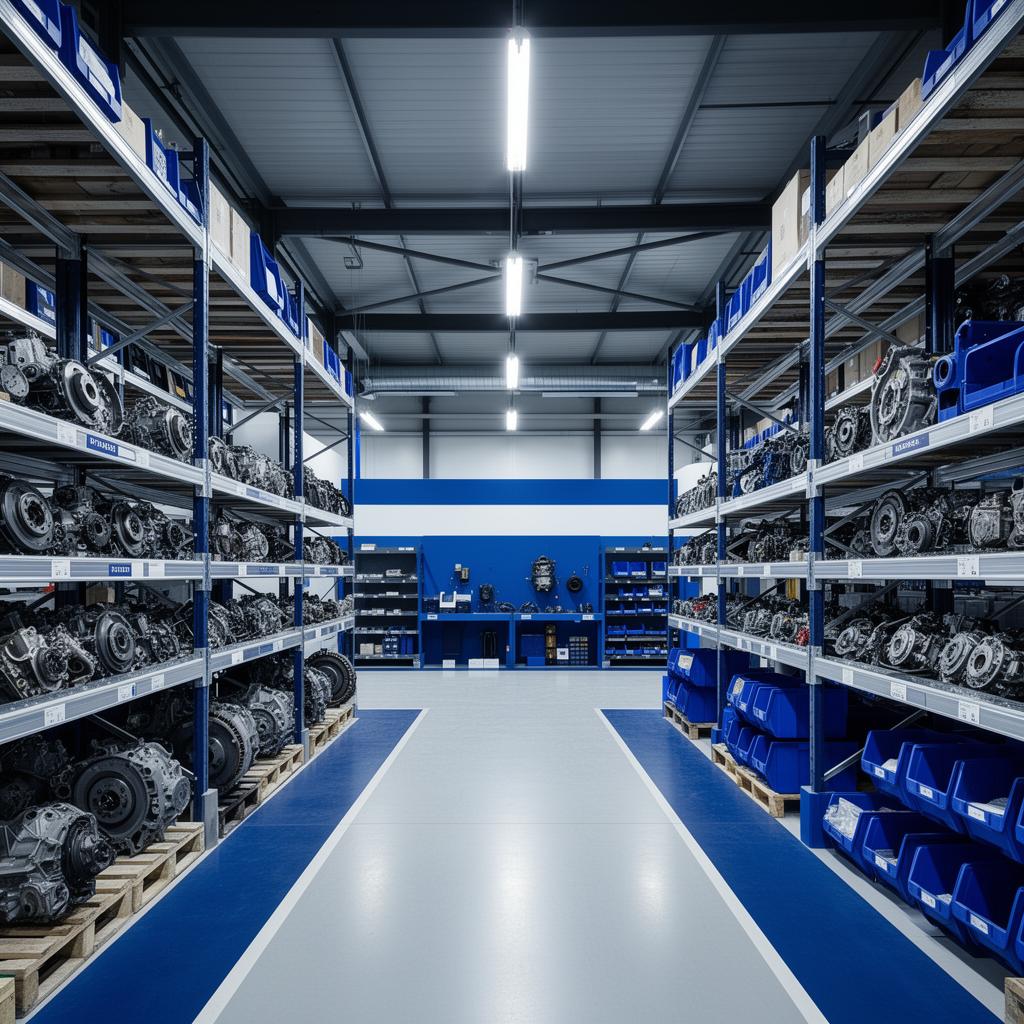 Modern industrial warehouse facility